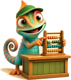 Hammy behind the counter of the kit workshop