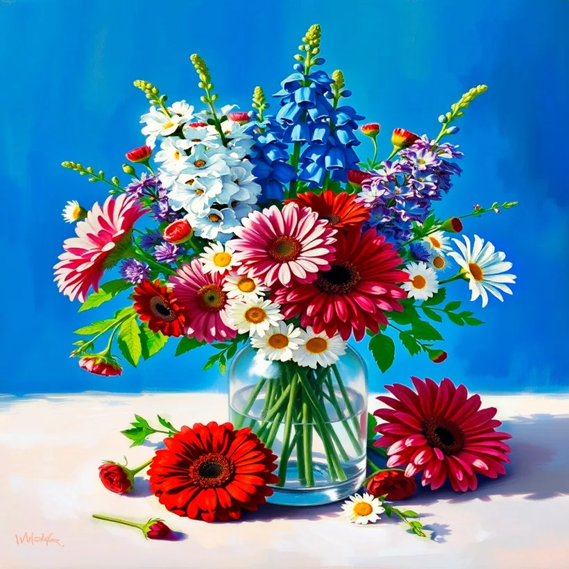 Flowers in a Vase