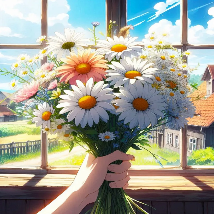 Bouquet in the Window
