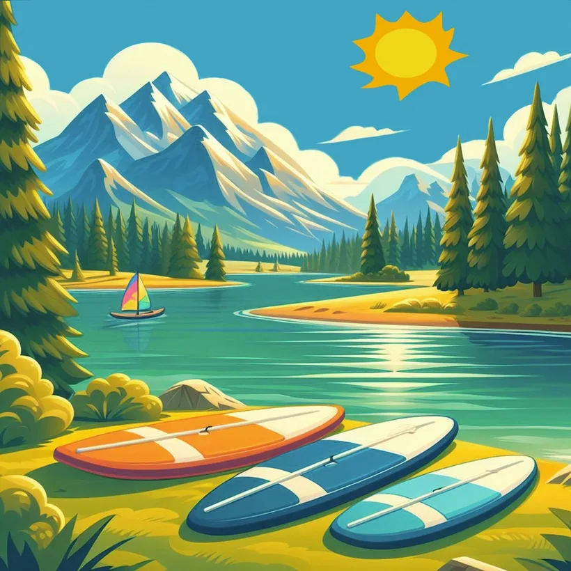 Three Paddleboards