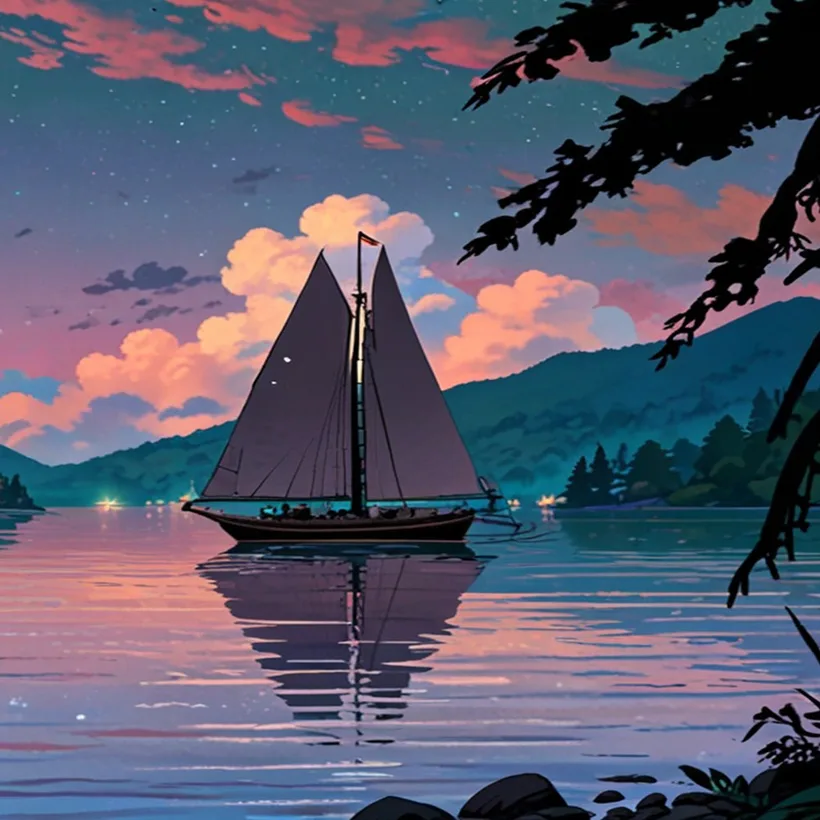 Sailboat at Sunset