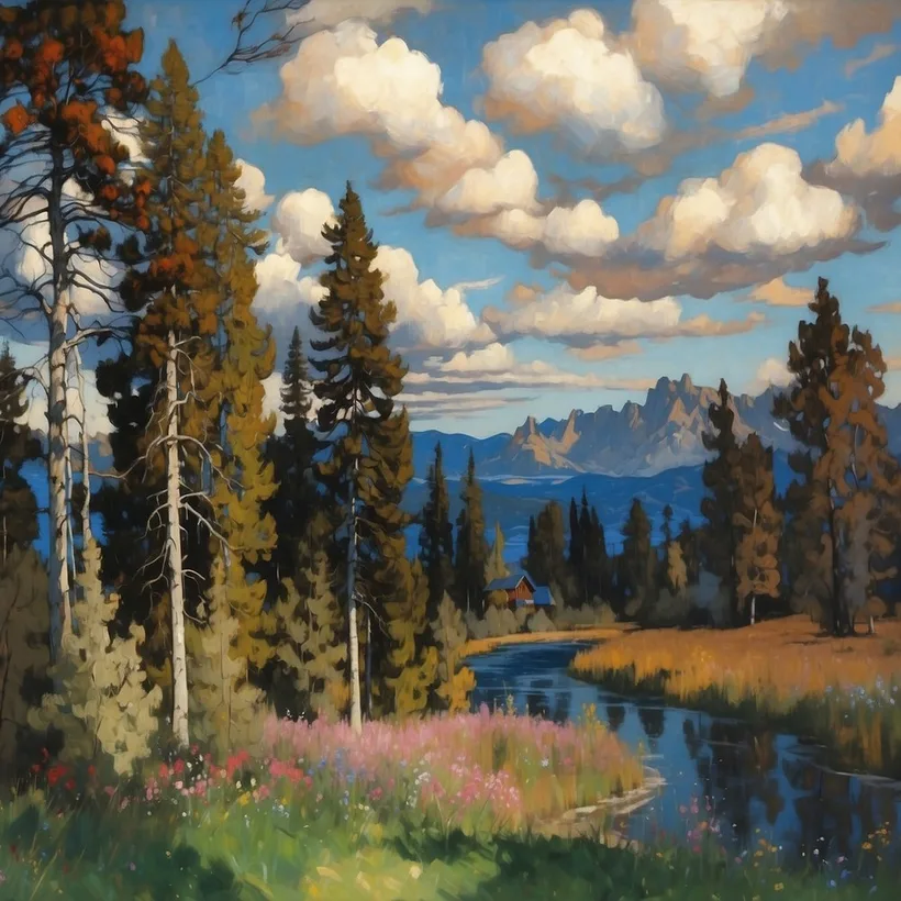 Pinos junto al Río