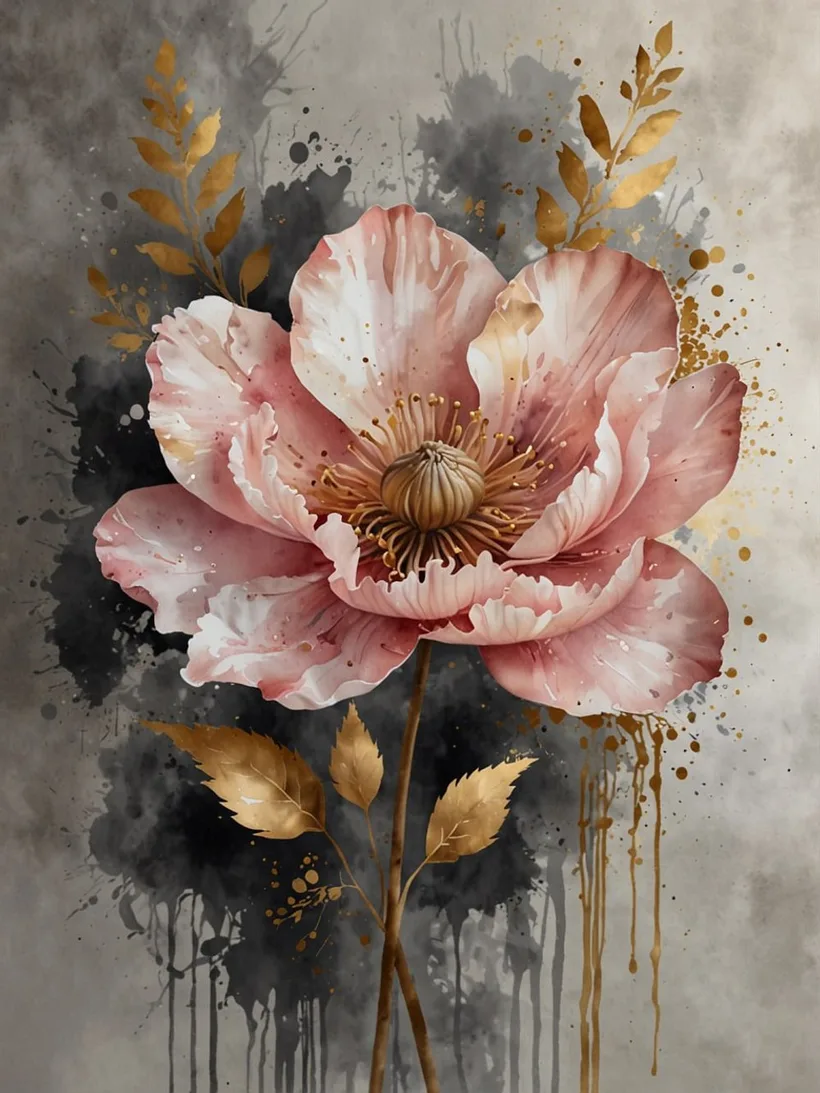 Dusty Pink Flower