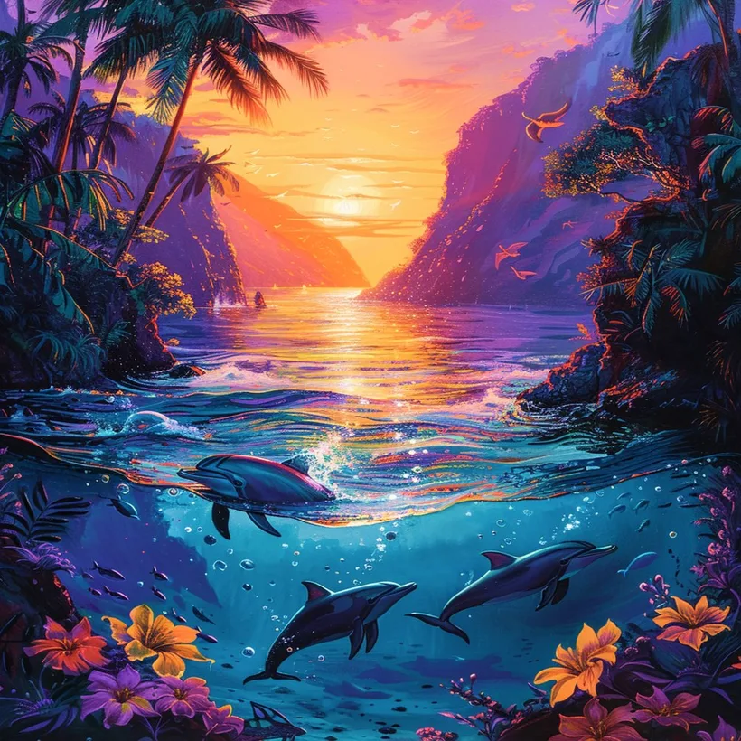 Three at Sunset