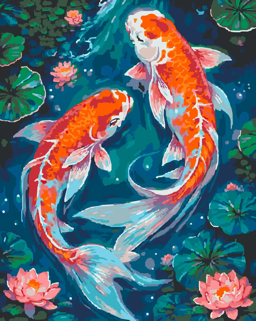 Veiltail Koi Carp