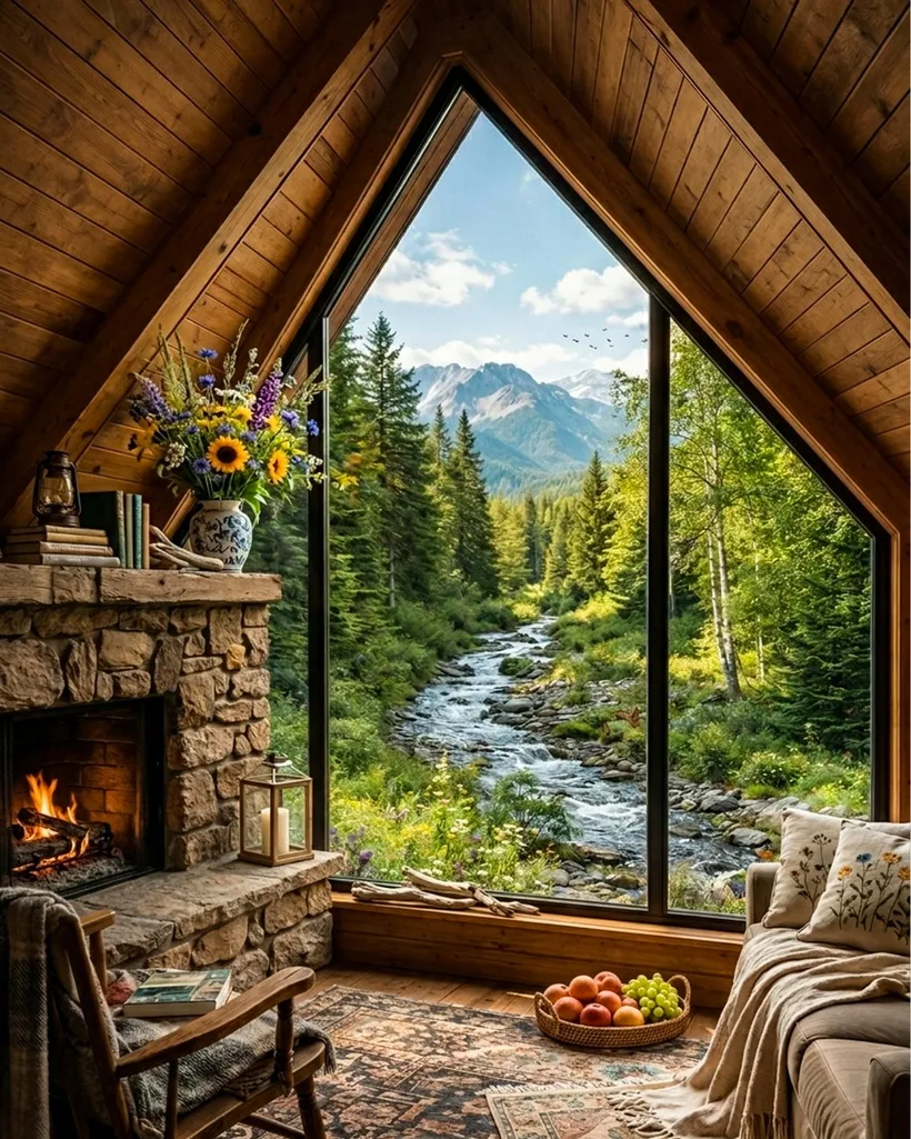 Cozy glamping. Summer