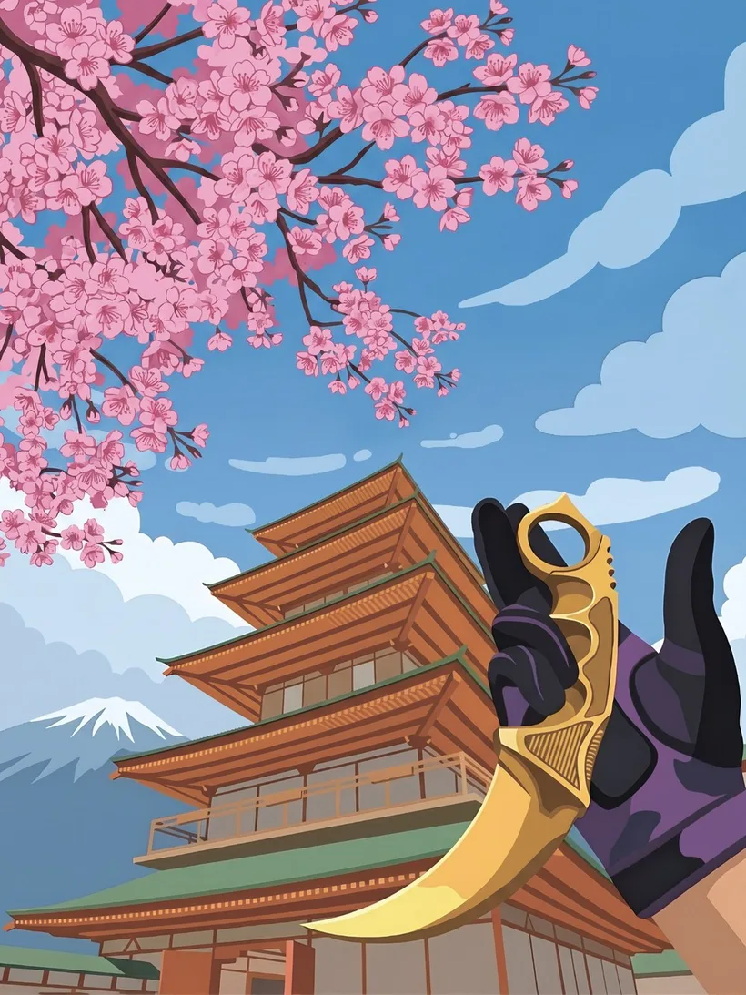 Karambit Gold Standoff 2