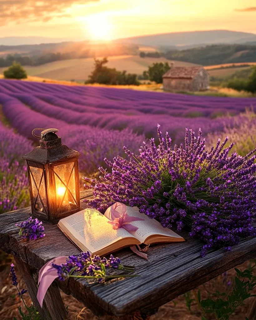 campo de lavanda