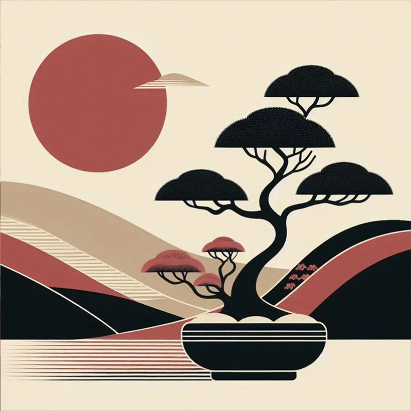 Sunset Bonsai