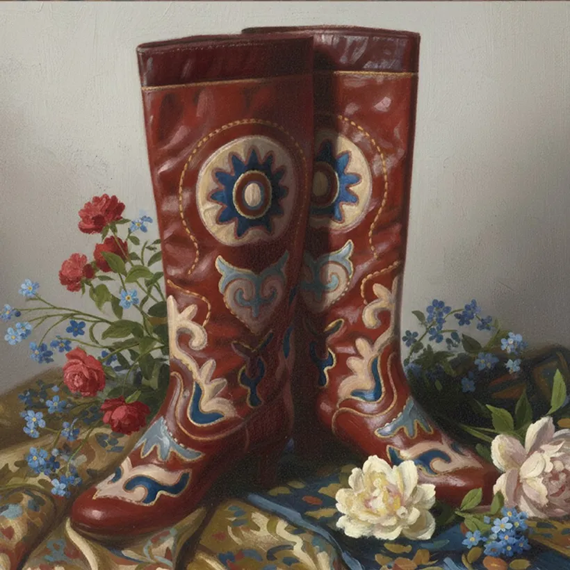 Patterned Ichigi Boots