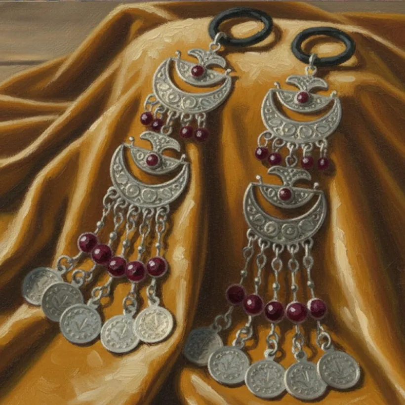 Silver Crescent Charms