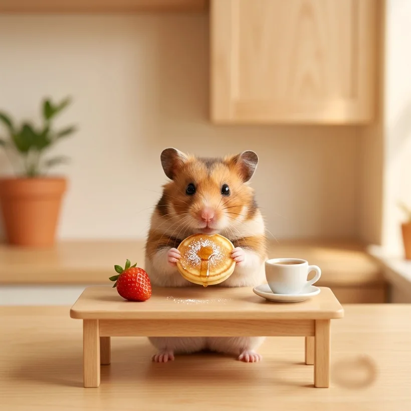 Hamster's Breakfast
