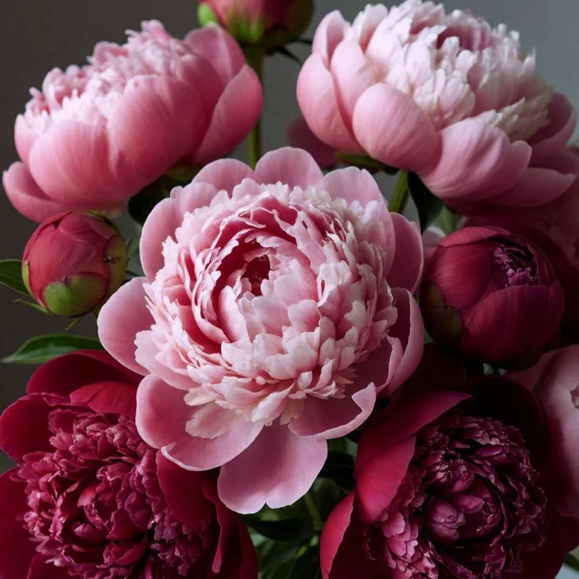 Bouquet of peonies