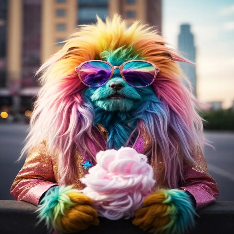 Rainbow Chewbacca