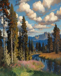 Pinos junto al Río