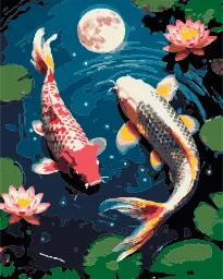 Carp and the Moon
