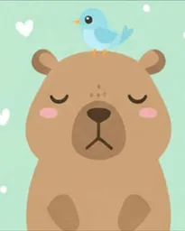 Capybara & Birdie