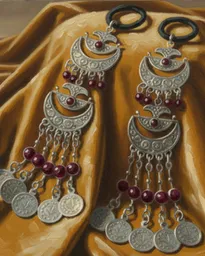 Silver Crescent Charms