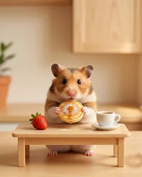 Desayuno del hámster